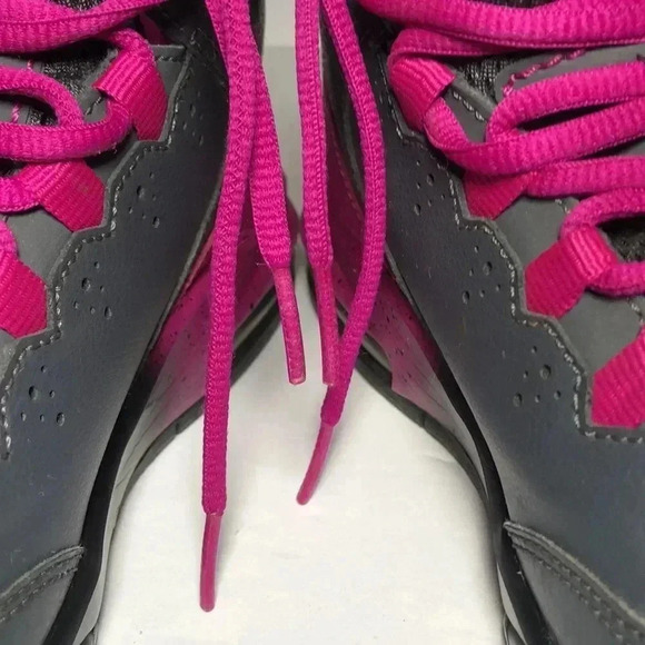 Jordan Flight Origin 2 GG Grey & Fuchsia Shoes - Picture 7 of 10